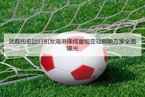 武磊伤愈回归引发海港锋线重组亚冠前瞻方案全面曝光